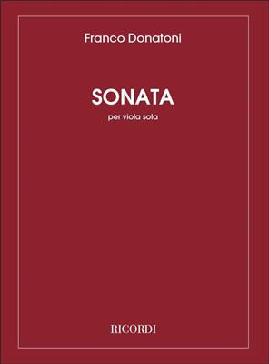 Franco Donatoni: Sonata: Viola Solo