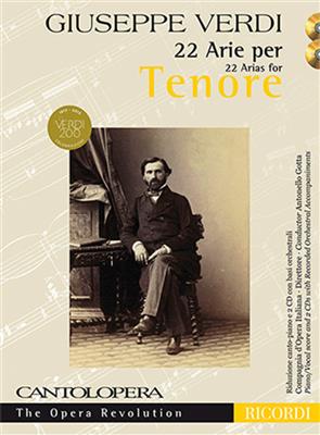 Cantolopera: Verdi - 22 Arie per Tenore: Gesang mit Klavier