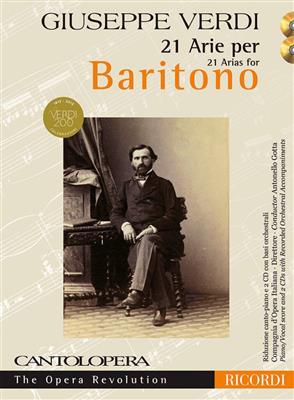 Cantolopera: Verdi - 21 Arie per Baritono: Gesang mit Klavier