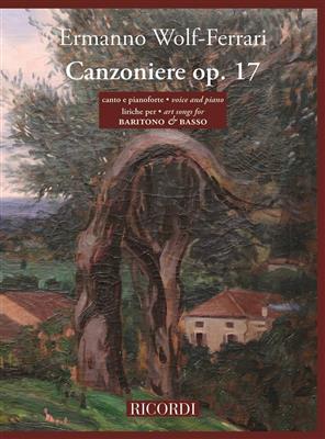 Canzoniere op. 17 - Liriche per baritono e basso: Gesang mit Klavier