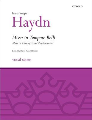 Franz Joseph Haydn: Missa In Tempore Belli: Gemischter Chor mit Klavier/Orgel