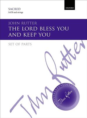 John Rutter: The Lord Bless You And Keep You: Gemischter Chor mit Begleitung