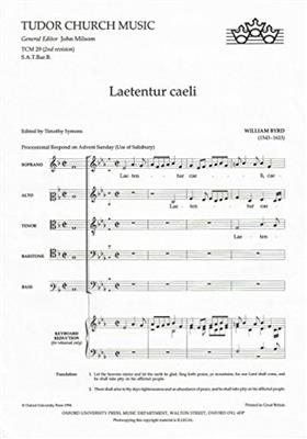 William Byrd: Laetentur caeli: Gemischter Chor mit Begleitung