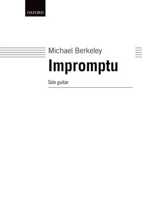 Michael Berkeley: Impromptu: Gitarre Solo