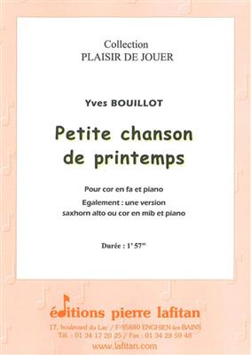 Yves Bouillot: Petite Chanson de Printemps: Horn mit Begleitung