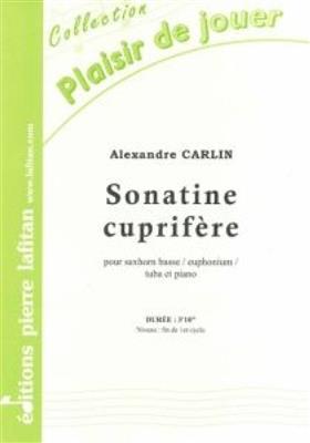 Alexandre Carlin: Sonatine Cuprifere: Tuba mit Begleitung