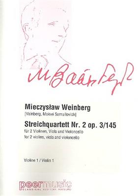 Mieczyslaw Weinberg: Streichquartett Nr. 2 op. 3: Streichquartett