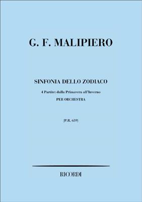 Gian Francesco Malipiero: Sinfonia Dello Zodiaco: Orchester