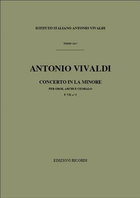 Antonio Vivaldi: Concerto per Oboe, Archi e BC: In La Min. Rv 461: Streichensemble