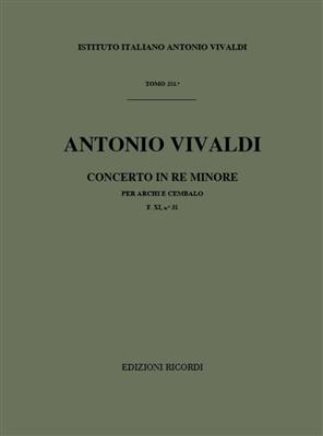 Antonio Vivaldi: Concerto Per Archi E B.C.: In Re Min. Rv 128: Streichorchester