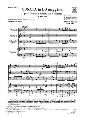 Antonio Vivaldi: Sonata per 2 violini e BC in Do Rv 61: Violin Duett