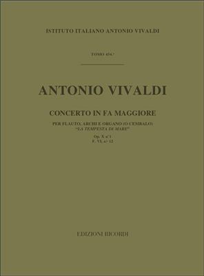 Antonio Vivaldi: Concerto Per Flauto, Archi E BC: In Fa Rv 433: Kammerensemble