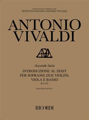 Antonio Vivaldi: Ascende Laeta Rv 635: Opern Klavierauszug