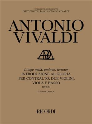 Antonio Vivaldi: Longe Mala, Umbrae, Terrores Rv 640: Opern Klavierauszug