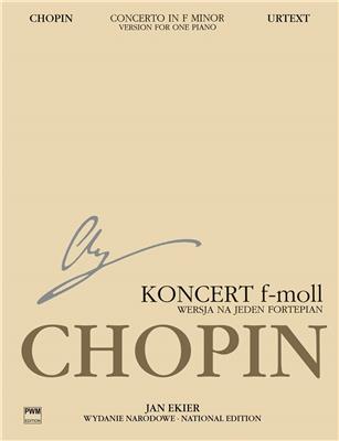 Frédéric Chopin: National Edition: Concerto In F Minor Op 21 13B: Klavier Solo