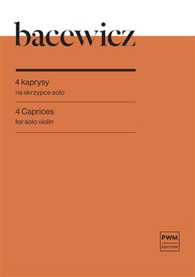 Grazyna Bacewicz: 4 Capricen: Viola Solo