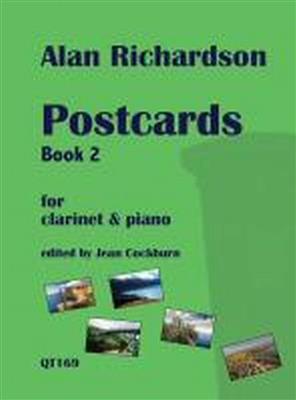 Alan Richardson: Postcards Book 2: (Arr. Jean Cockburn): Klarinette mit Begleitung