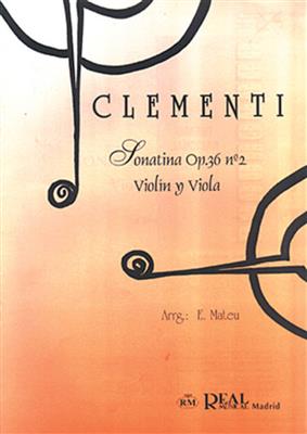 Sonatina Op.36 No.2, para Violín y Viola: Streicher Duett