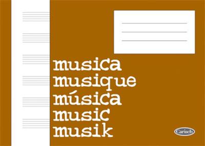 Quaderno Di Musica (Block, Cahier De Musique): Notenpapier