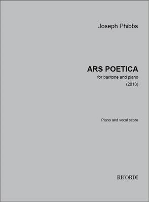 Joseph Phibbs: Ars Poetica: Gesang mit Klavier