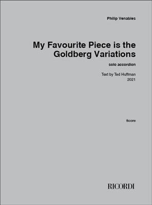 Philip Venables: My Favourite Piece is the Goldberg Variations: Akkordeon Solo