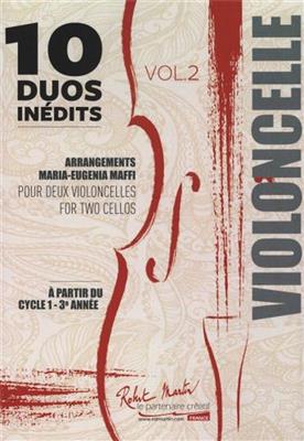 Maria Eugénia Maffi: 10 Duos Inedits Vol. 2: Cello Duett