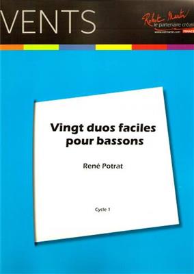 René Potrat: 20 Duos pour Bassons: Fagott Solo