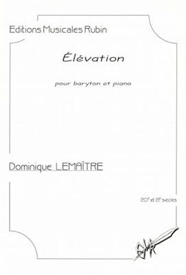 Dominique Lemaître: Elevation: Gesang mit Klavier