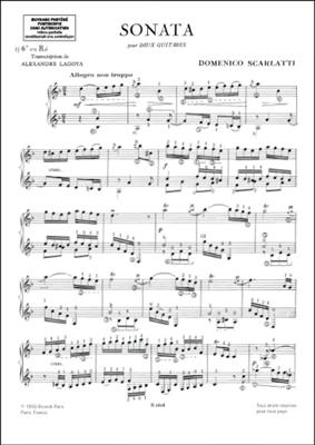 Domenico Scarlatti: Sonata 2 Guitares ( Lagoya ): Gitarre Solo