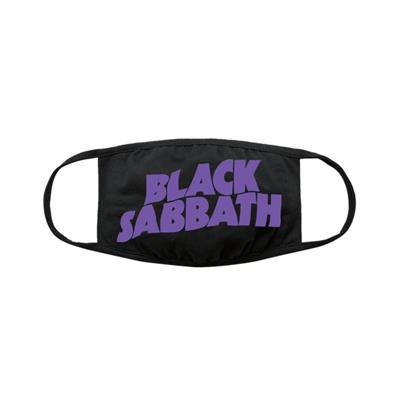 Black Sabbath Wavy Logo Face Covering