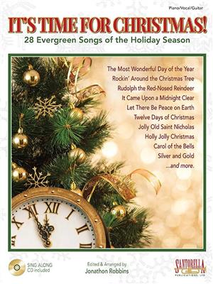 It's Time For Christmas: (Arr. Jonathon Robbins): Klavier, Gesang, Gitarre (Songbooks)