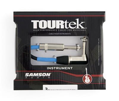 Tourtek 3' Instrument Cable with Right Angle plug