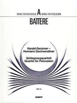 Harald Genzmer: Percussion Quartet GeWV 343: Percussion Ensemble