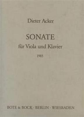 Dieter Acker: Sonata: Viola mit Begleitung