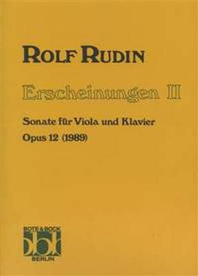 Rolf Rudin: Erscheinungen II op. 12: Viola mit Begleitung