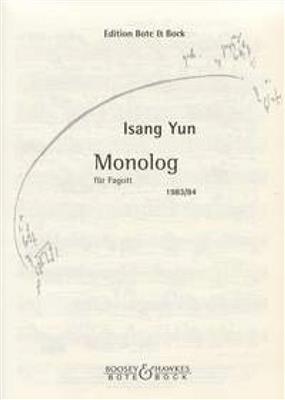 Isang Yun: Monolog: Fagott Solo