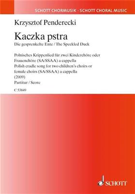 Krzysztof Penderecki: Sanctus and Benedictus: Kinderchor A cappella