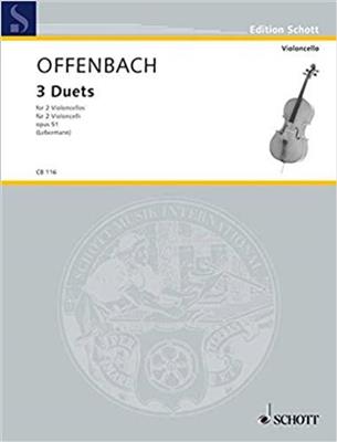 Jacques Offenbach: 3 Duets Opus 51: Cello Duett