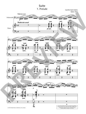 Camille Saint-Saëns: Suite D minor op. 16bis: Orchester mit Solo