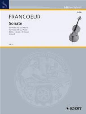 François Francoeur: Sonate E: Cello mit Begleitung