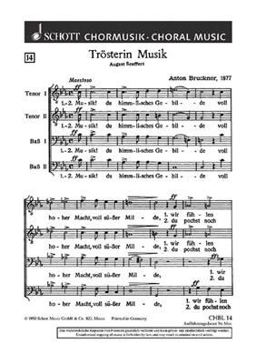 Anton Bruckner: Trosterin Musik: Männerchor mit Begleitung