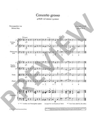 Arcangelo Corelli: Concerto Grosso 8 G Opus 6 Partitu: Streichensemble
