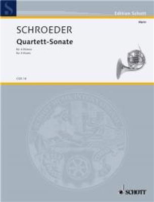 Hermann Schroeder: Quartet Sonata: Horn Ensemble