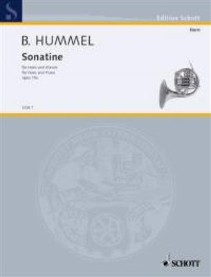 Bertold Hummel: Sonatina op. 75a: Horn mit Begleitung