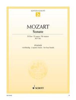 Wolfgang Amadeus Mozart: Sonate D Kv381: Klavier vierhändig