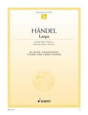 Georg Friedrich Händel: Largo: Klavier vierhändig