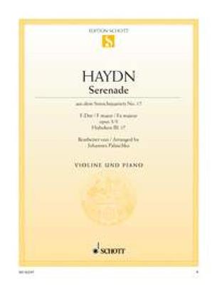 Franz Joseph Haydn: Serenade F Opus 3/5: Violine mit Begleitung