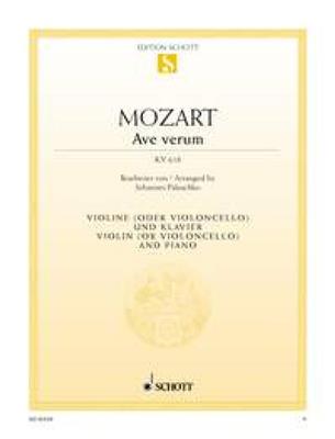 Wolfgang Amadeus Mozart: Ave Verum Kv618: Violine mit Begleitung