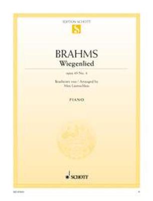 Johannes Brahms: Wiegenlied Opus 49/4: Klavier Solo