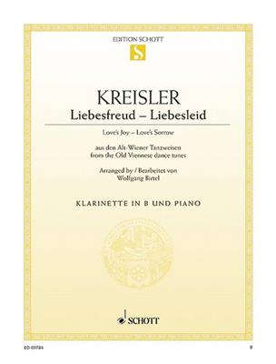 Fritz Kreisler: Liebesfreud - Liebesleid: Klarinette mit Begleitung